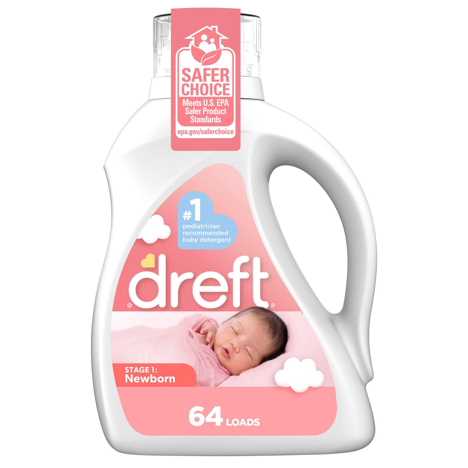 Dreft Liquid Newborn Laundry Detergent - 92 fl oz