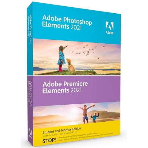 Adobe Photoshop Elements 21 Premiere Elements 21 Student Teacher Edition Target