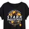 Women's - Marvel - Iron Man Stark Industries Oversized Graphic T-Shirt - 2 of 4