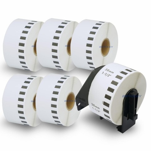 BETCKEY - Compatible Continuous Labels Replacement for Brother DK-2225 Use with Brother QL Label Printers 6 Rolls + 1 Reusable Cartridge - image 1 of 4