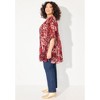 Catherines Women's Plus Size In-Vogue Velvet Duster - 4 of 4