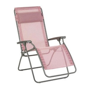Lafuma R Clip Compact Foldable Portable Zero Gravity Relaxation Garden Patio Beach Chair Recliner with Removable Adjustable Headrest, Cerisier - 1 of 4