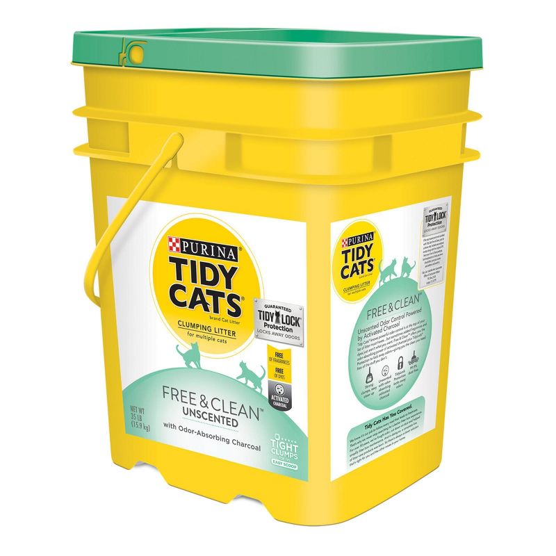 Purina Tidy Cats Free & Clean Unscented Clumping Scoop Cat & Kitty Litter for Multiple Cats, 5 of 6