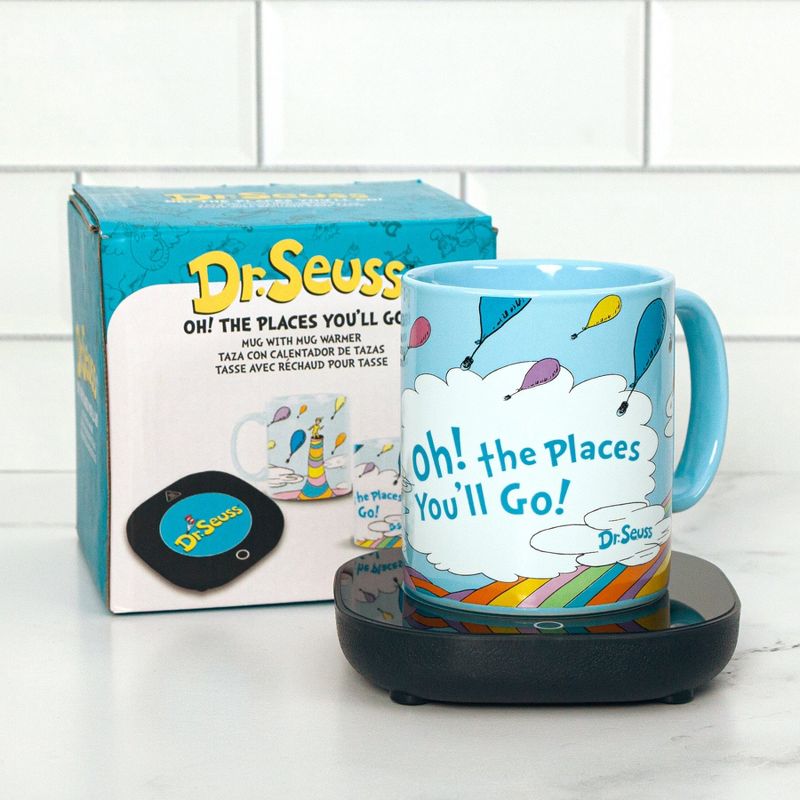 Uncanny Brands Dr. Seuss Oh, the Places You'll Go Mug with Warmer, 5 of 6