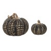 Transpac Resin 7 in. Multicolor Halloween Pumpkins Set of 2 - 3 of 4