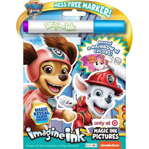 En trofast projektor smag Paw Patrol Imagine Ink Coloring Book : Target