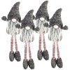 Hachikiko 14.6" Plaid Christmas Gnome - Sitting Holiday Decor with Knit Hat & Long Beard - 3 of 4