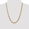 Black Bow Jewelry 7mm 14k Yellow Gold Solid Concave Anchor Chain Necklace - 2 of 4