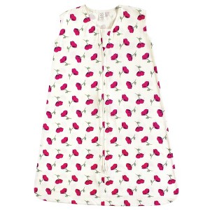 Touched by Nature Baby Girls Organic Cotton Sleeveless Wearable Sleeping Bag, Sack, Blanket, Petals - 1 of 1