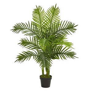 HomeStock  3.5 ft. Artificial Palm Tree in Pot for Indoor/Outdoor - 1 of 3