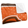 Bowling Green State University Logo Dots Silky 50x60 Blanket, 1 Sided - 3 of 4