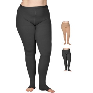 Absolute Support Women’s 20–30mmHg Compression Pantyhose, Full Length – Circulation, Varicose Veins & Swelling Relief, A214VV - 1 of 4