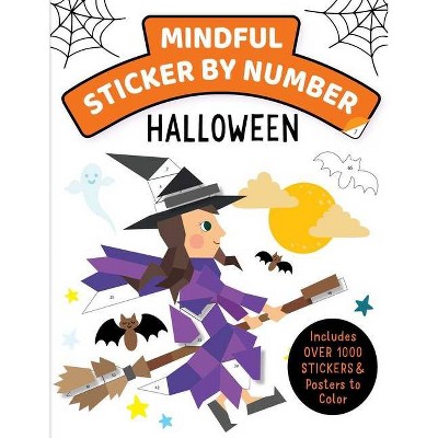 Halloween Make A Face Color Book Sticker Sheets Set : Target