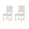 NicBex Vintage Traditional Upholstered  Dining Chairs Set of 2 with Unique Design,Rustic Wood Accent Chairs for Dining Room,Living Room - 2 of 4