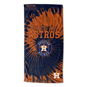 MLB Houston Astros Psychedelic Beach Towel, 30 x 60 inches - 1 of 1