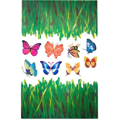 Slickblue Flying Butterflies Wall Decals 23.6x35.9 inch – Creative, Waterproof Vinyl Art for Bedroom & Living Room