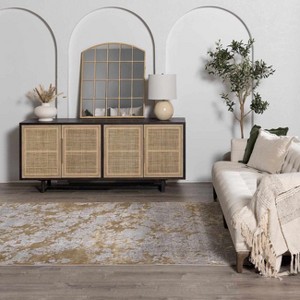 Hauteloom Rectangle Area Rug   Gray - 1 of 4