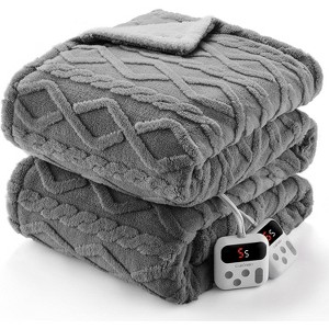 Heated Blanket, Soft Washable Thick Tufted Electric Blanket, Heating Blanket for Bedding, 10 Heating Levels & 10 Time Settings,  Machine Washable - 1 of 4