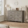 6 Dresser for Bedroom, 47 in Wide Drawer Dresser with Storage Freestanding, Wooden Closet Storage Chest for Living Room, Bedroom, Entryway - 4 of 4