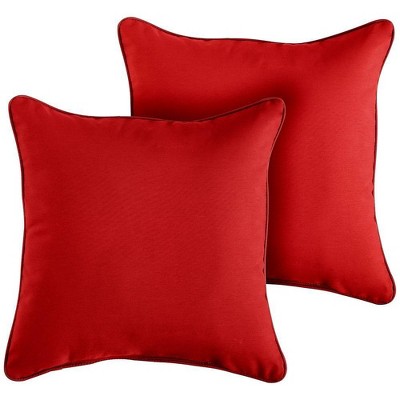 red and teal throw pillows