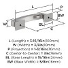 Amerock Incisive 3 Inch (76mm) Cabinet or Furniture Pull - 4 of 4