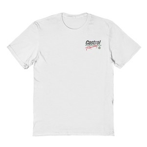Rerun Island Men's Castrol Racing Trucker Short Sleeve Graphic Cotton T-Shirt - 1 of 1