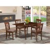 5-Piece Mahogany Finish Solid Wood Top - Dining Room Set - (Seats-4) - 2 of 4