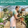 Garvee Greenhouse for Outdoors, Polycarbonate Greenhouse with Quick Setup Structure and Roof Vent, Aluminum Greenhouses Heavy Duty for Garden, Lawn - 3 of 4