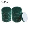 Unique Bargains Drill Cleaning Tools and Accessories Power Brush Tile Scrubber Scouring Pads 15 Pcs - 4 of 4