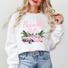 Simply Sage Market Women's Graphic Sweatshirt Beverly Hills Retro Car - 2 of 3