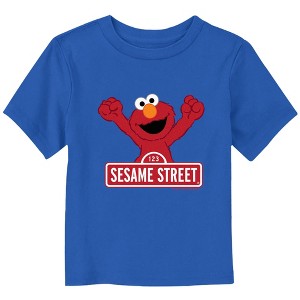 Toddler's Sesame Street Classic Red Logo Sign Elmo T-Shirt - 1 of 3