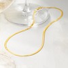 Ross-Simons 3mm 10kt Yellow Gold Herringbone Necklace - 4 of 4