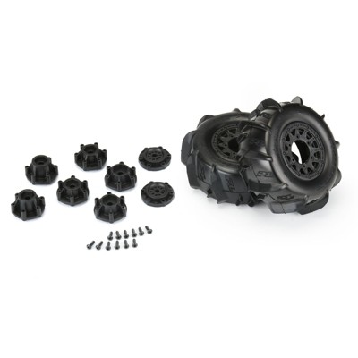 Pro-Line Racing 1018510 1/10 Dumont Front/Rear 2.2"/3.0" SC Mounted 12mm Black Raid
