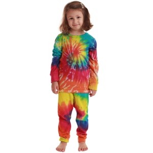 Just Love Family Thermal Set  Trendy Tie Dye Coordinated Sleepwear for Everyone - 1 of 4
