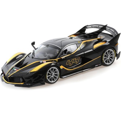 Ferrari Fxxk Evo Nero 44 John Taylor Black With Yellow Accents 1 18 Diecast Model Car By r Target