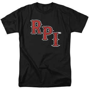 Men's Rensselaer Polytechnic Institute Official Distressed Primary Logo Adult T-Shirt - 1 of 4