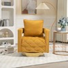 CAVINAS Swivel Accent Chair Modern Armchair Side Chair with Tufted Button for Living Room, Bedroom - 2 of 4