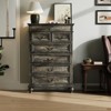 Farmhouse 7-Drawer Dresser with Jewelry Storage, 50" Tall Large Wood Chest of Drawers for Bedroom, Living Room, or Hallway - 3 of 4