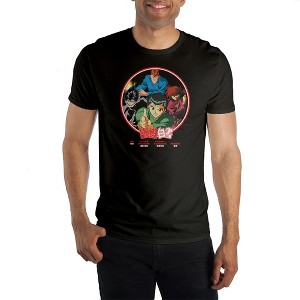 Yu Yu Hakusho Anime Cartoon Character  Black Graphic Tee - 1 of 3