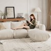 GustoWave Mid-Century Modern Chenille Loveseat Sofa - 58" Cloud Couch with High Resilience Sponge for Small Spaces, Apartment Living - 2 of 4