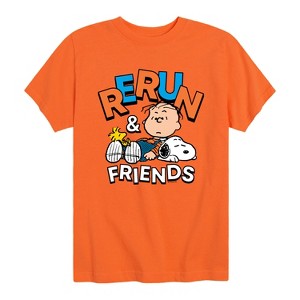 Boys' - Peanuts - Rerun And Friends Short Sleeve Graphic T-Shirt - 1 of 4