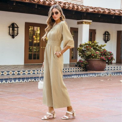Women's Square Neck Straight Leg Jumpsuit - Cupshe - image 5