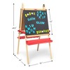 Melissa & Doug Deluxe Magnetic Standing Art Easel With Chalkboard, Dry-Erase Board, and 39 Letter and Number Magnets - 4 of 4