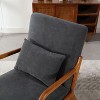 Sapphtopaz Accent Chair Arm Chair Comfortable Lounge Reading Chair with 1 Lumbar Pillow for Living Room, Bedroom, Office - 4 of 4