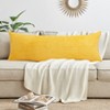 Sweet Jojo Designs Unisex Body Pillow Cover (Pillow Not Included) 54in.x20in. Corduroy Mustard Yellow - 3 of 4