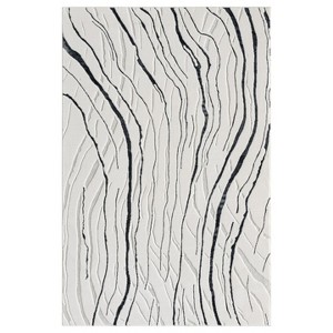 Luxe Weavers Modern Abstract Wave Indoor Area Rug High Low Carpet - 1 of 4