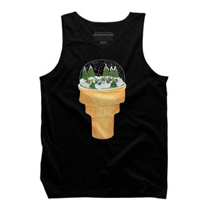Men's Design By Humans Sno-Cone By BullShirtCo Tank Top - 1 of 4