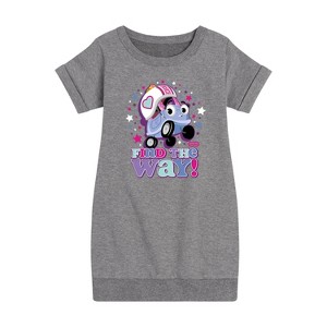 - Little Tikes - Find the Way Graphic Short Sleeve Fleece Dress - 1 of 4
