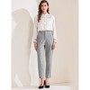 INSPIRE CHIC Women's High Waisted Pockets Business Work Office Casual Long Pants - 3 of 4