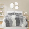 Intelligent Design Rachel Ombre Shaggy Faux Fur Comforter Set  - 2 of 4